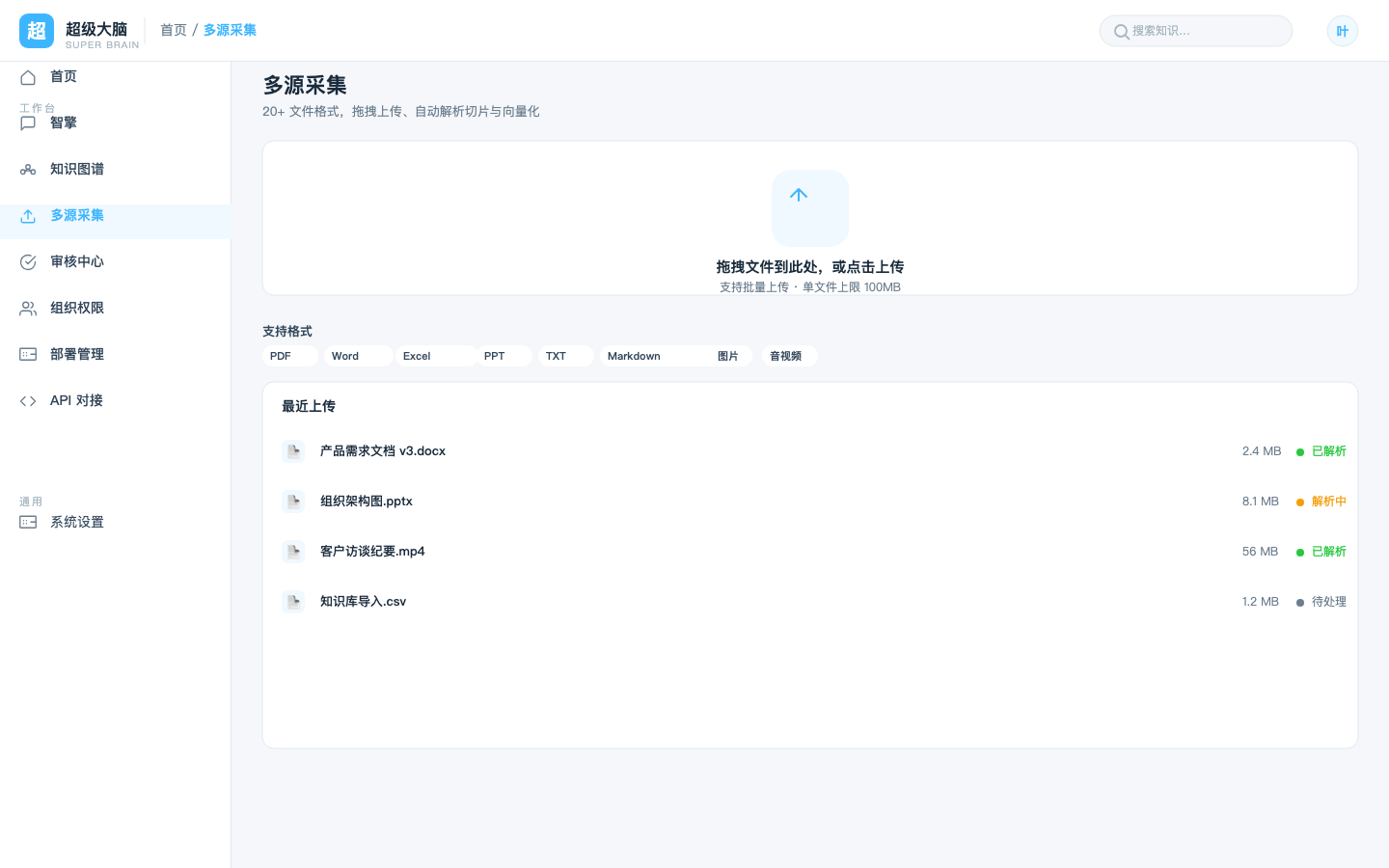 超级大脑文件管理界面
